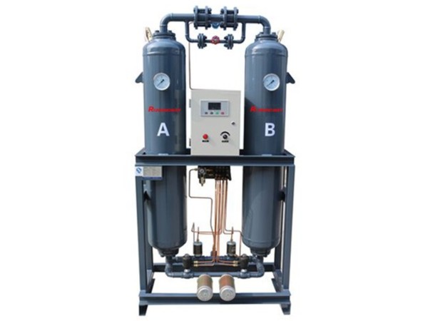 Heatless regeneration adsorption dryer